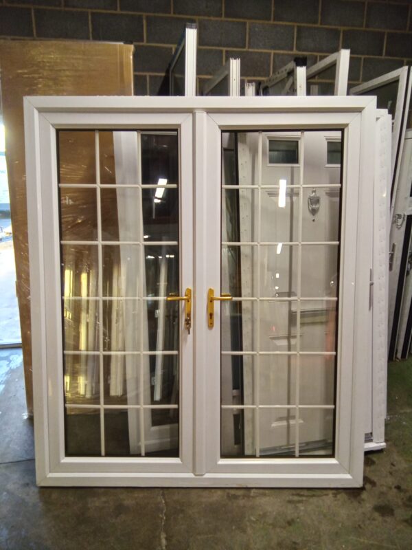 Used White Upvc French Doors 1795mm x 2080mm N015 - Image 2