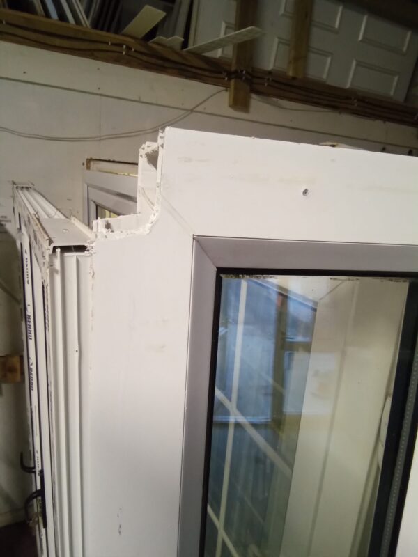 Used White Upvc French Doors 1800mm x 2120mm EA5A - Image 4
