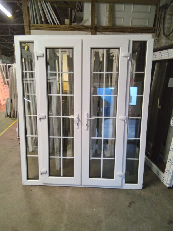Used White Upvc French Doors 1800mm x 2120mm EA5A