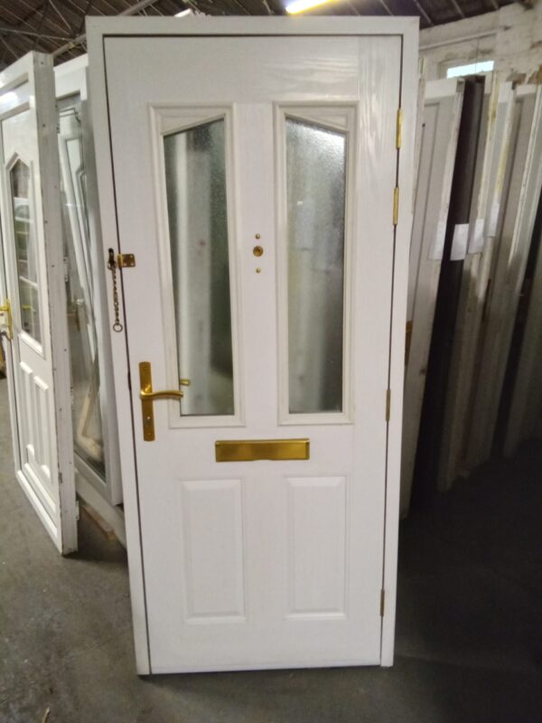 Used Anthracite Grey Composite Front Door 910mm x 2090mm 0714 - Image 2