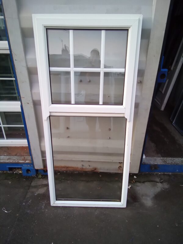 Used White Upvc Window 740mm x 1640mm LW0066