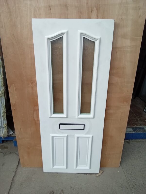 Brand New White Upvc Front Door Panel 665mm x 1625mm x 24mm CP007 - Image 2