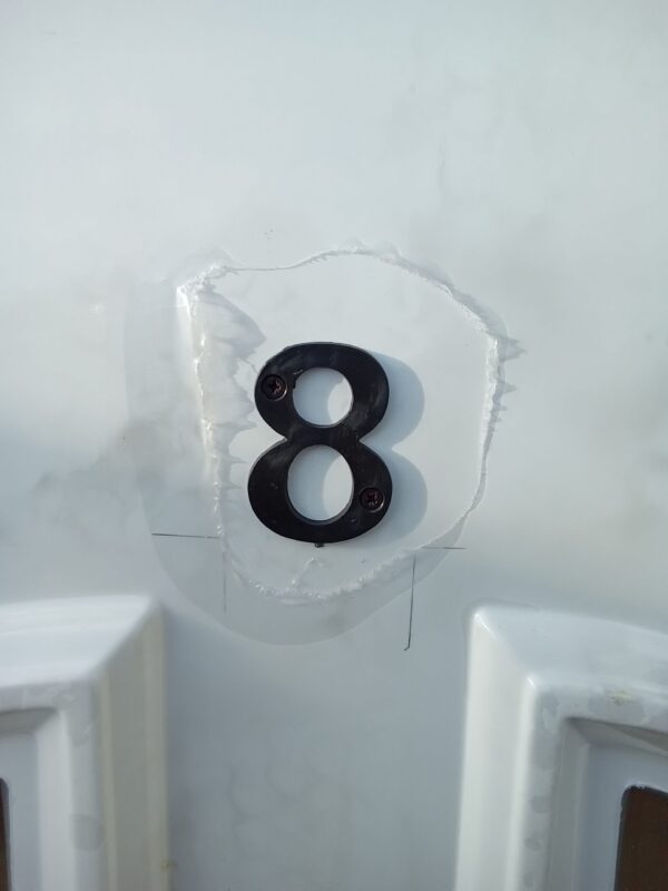 Brand New White Upvc Front Door Panel 650mm x 1765mm x 24mm CP015 - Image 2