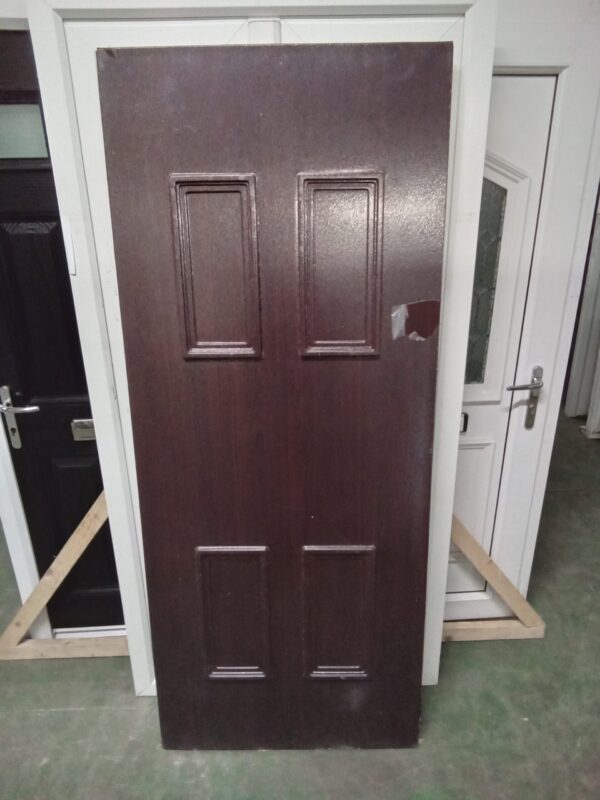 Brand New Rosewood Upvc Back Door Panel 800mm x 1950mm x 28mm CP055