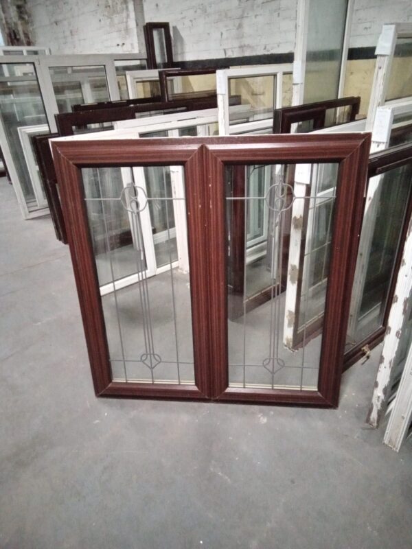 Used Woodgrain Upvc Window LW0120 1265mm x 1310mm