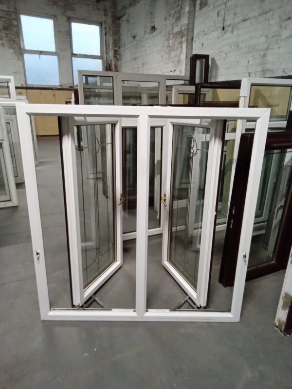 Used Woodgrain Upvc Window LW0120 1265mm x 1310mm - Image 3