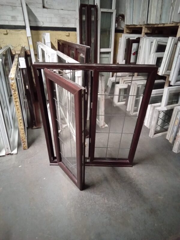 Used Rosewood Upvc Window 1050mm x 1275mm LW0111 - Image 4