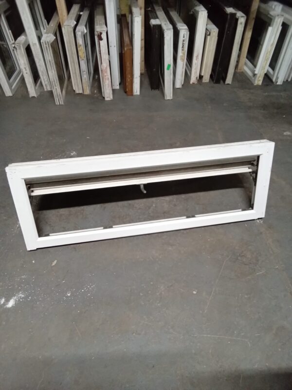 Used White Upvc Georgian Bar Window 1240mm x 420mm W0267 - Image 3