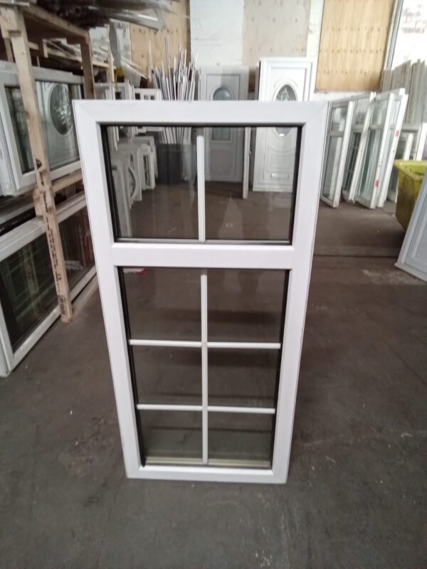 Used White Upvc Georgian Bar Window 610mm x 1310mm W0314