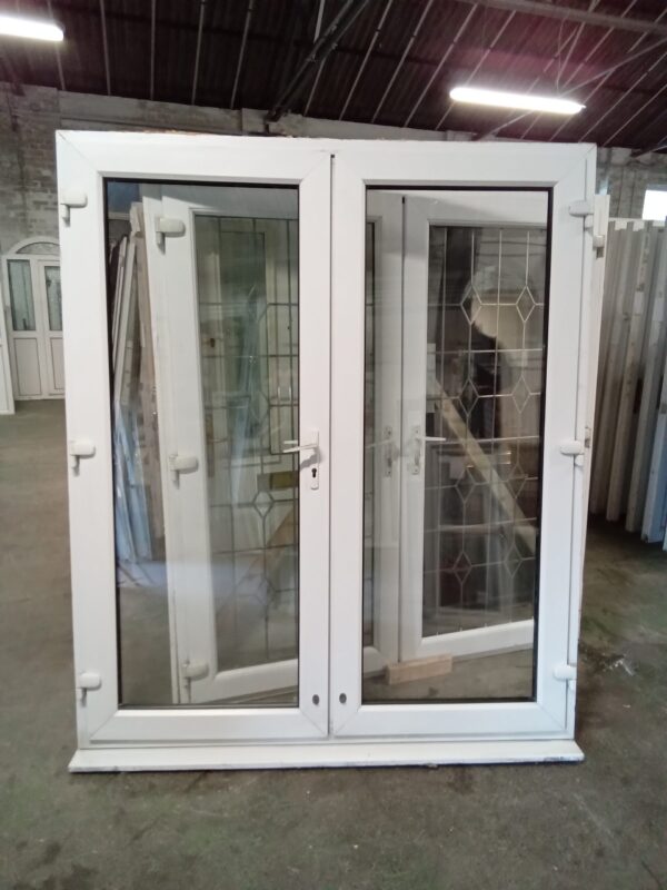 Used White Upvc French Doors 1800mm x 2145mm EA1