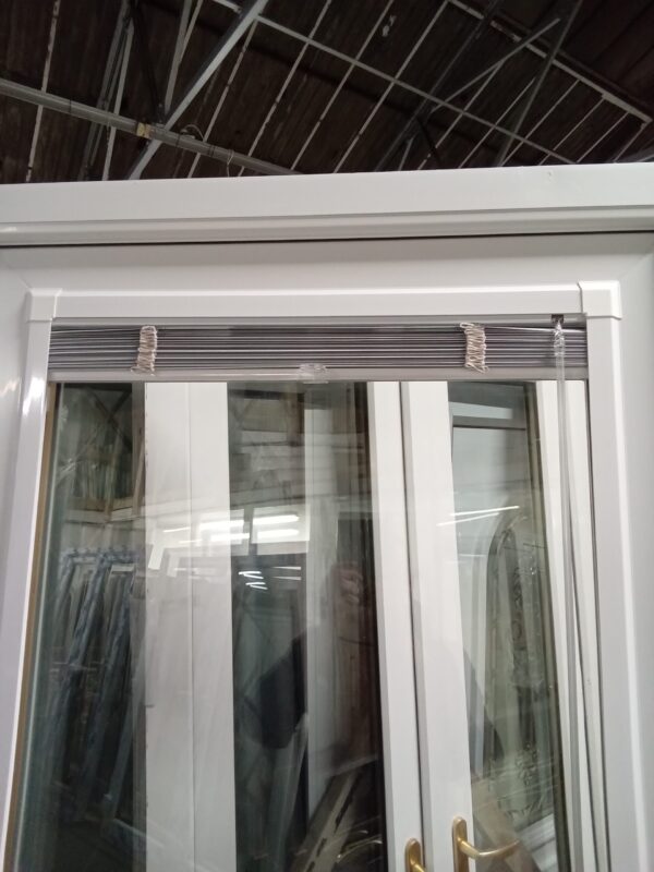 Used White Upvc French Doors 1800mm x 2200mm EA7 - Image 4