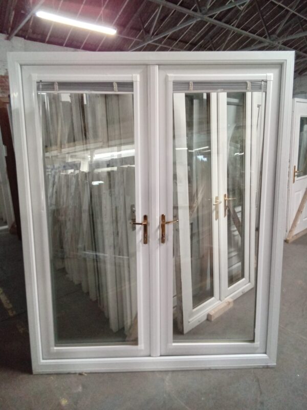 Used White Upvc French Doors 1800mm x 2200mm EA7 - Image 6