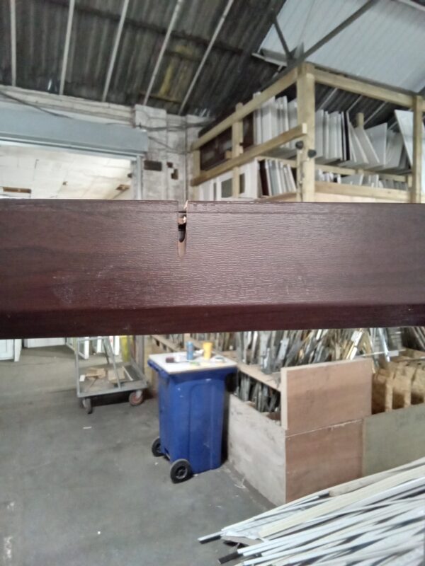 Used Rosewood Composite Back Door 845mm x 1980mm 0805 - Image 3