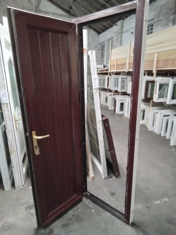 Used Rosewood Upvc Back Door 720mm x 2055mm 0790 - Image 3
