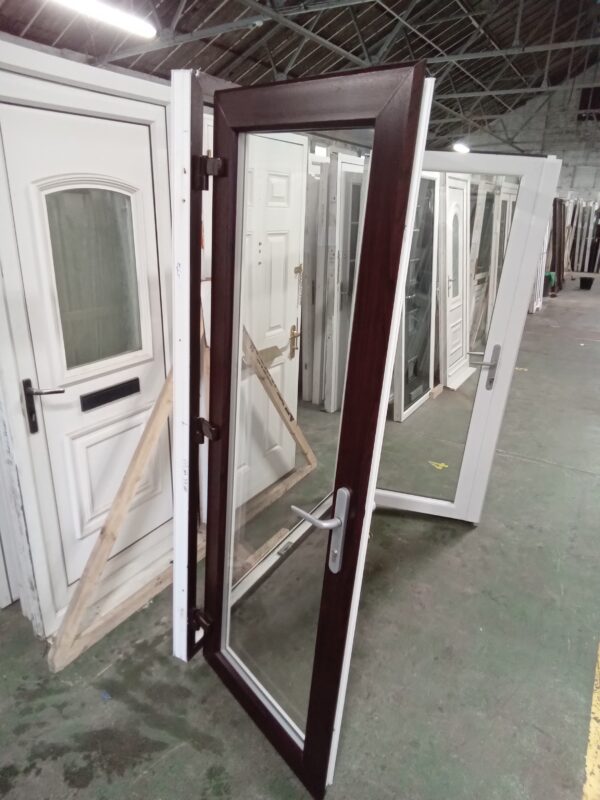 Used Rosewood Upvc French Doors 1500mm x 2045mm EA3 - Image 6