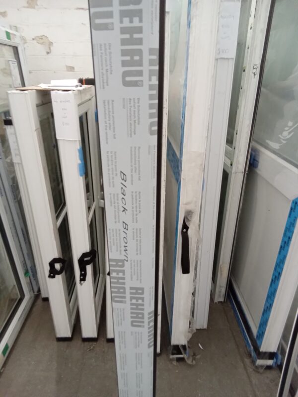 Brand New Black window (Unglazed) 420mm x 2060mm USW105 - Image 4