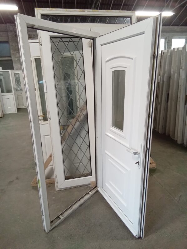 Used White Upvc Back Door 930mm x 2030mm 0117 - Image 3