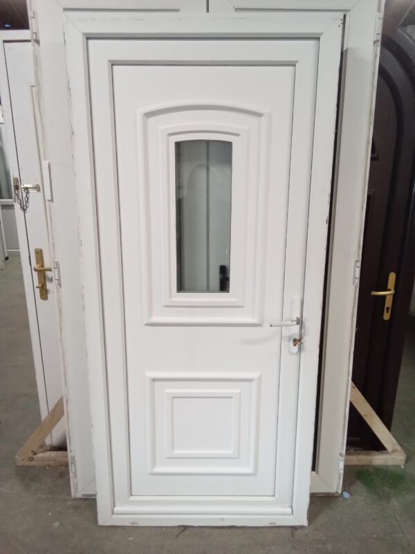 Used White Upvc Back Door 930mm x 2030mm 0117