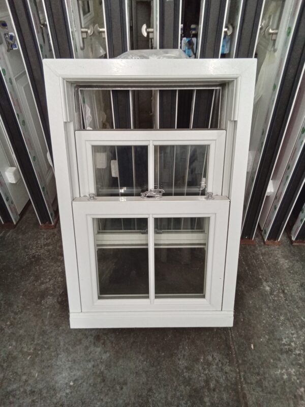 Brand New White Upvc Sliding sash window 600mm x 890mm SS08 - Image 3