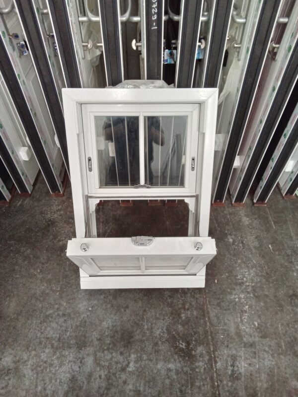 Brand New White Upvc Sliding sash window 600mm x 890mm SS08 - Image 5