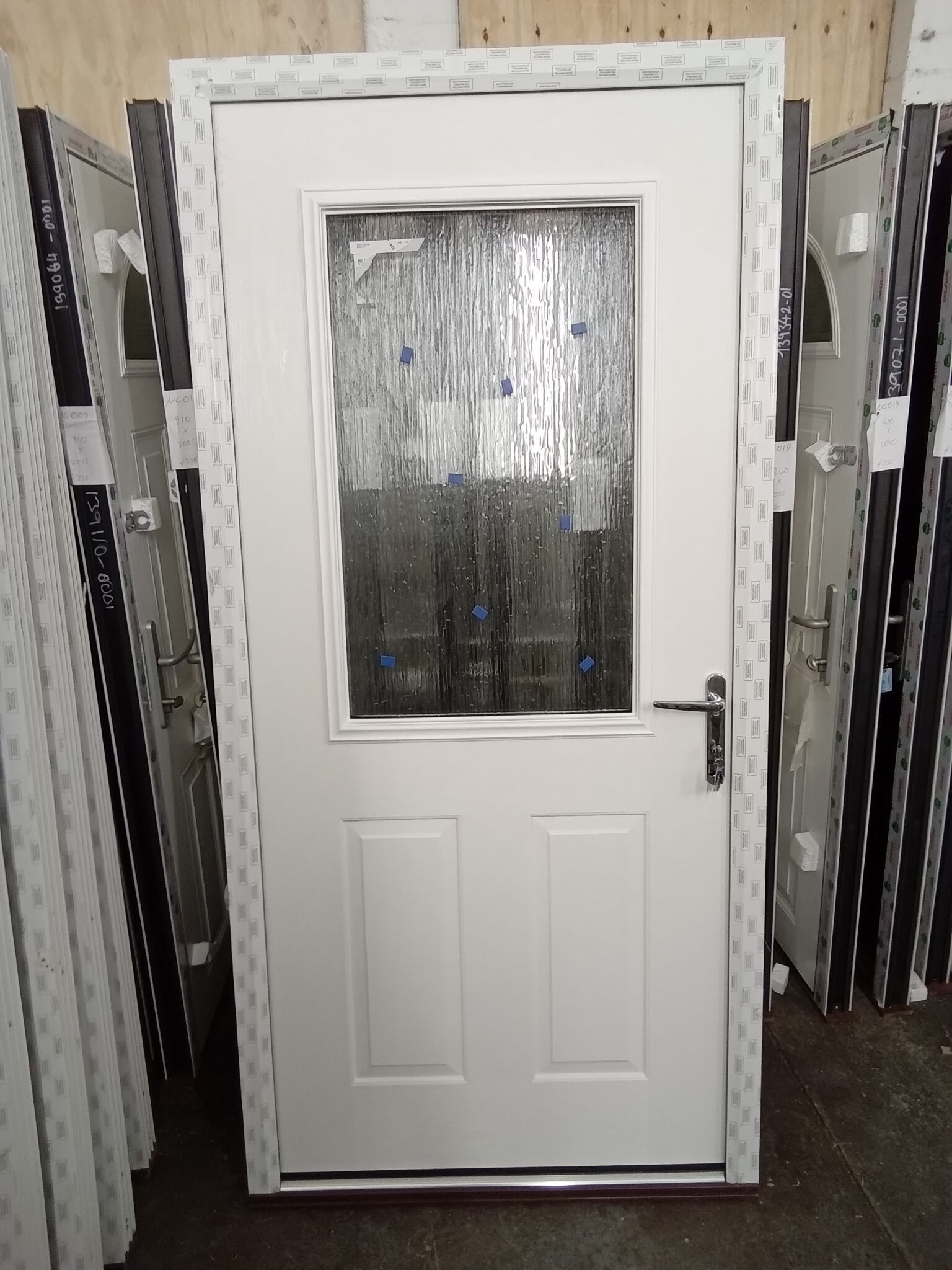 Brand New White Composite (outwards opening) Back Door Used UPVC