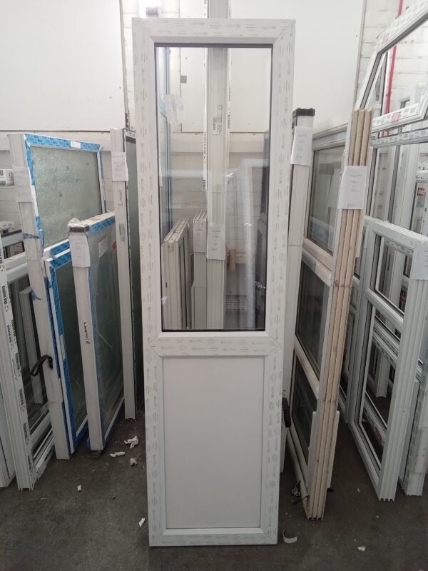 Brand New White Upvc side panel 550mm x 2050mm NW095