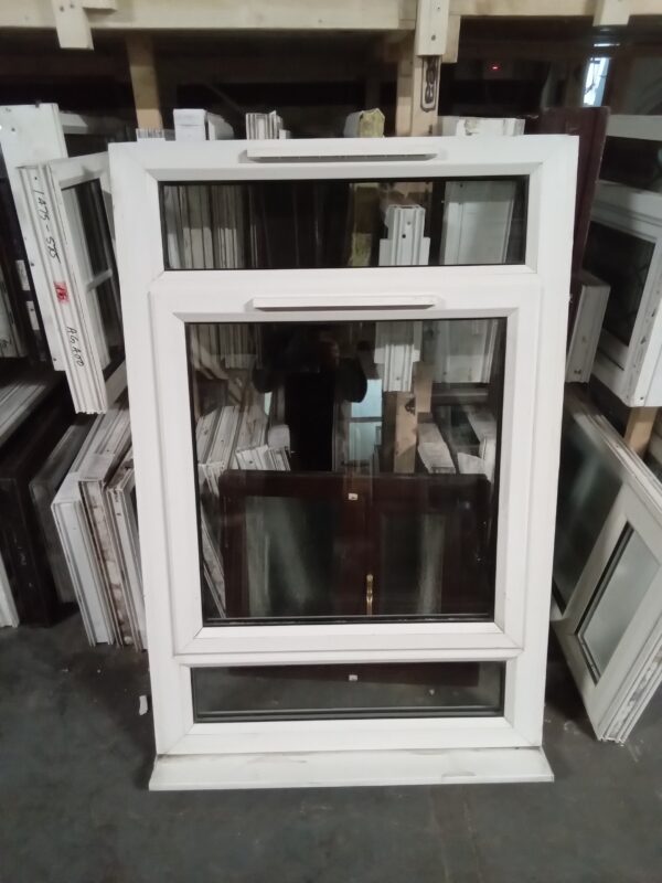 Used White Upvc Window 1000mm x 1500mm C2W74