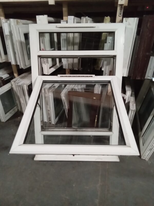 Used White Upvc Window 1000mm x 1500mm C2W74 - Image 3