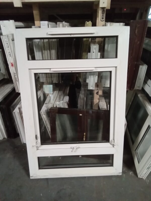 Used White Upvc Window 1000mm x 1500mm C2W74 - Image 4