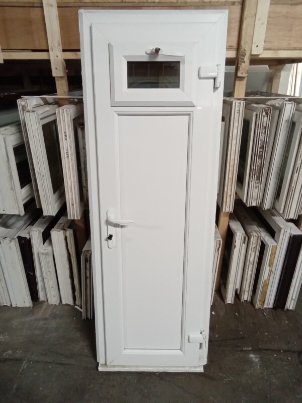 Used White Upvc Kennel door 650mm x 1880mm DK4