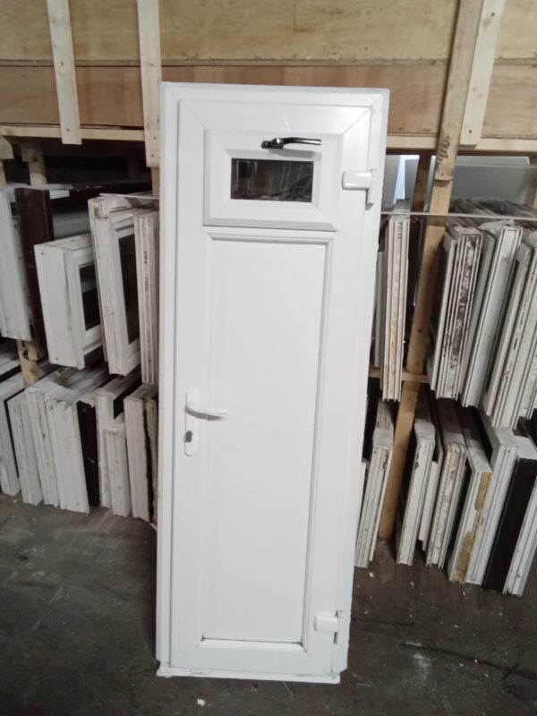 Used White Upvc Kennel door 650mm x 1870mm DK5