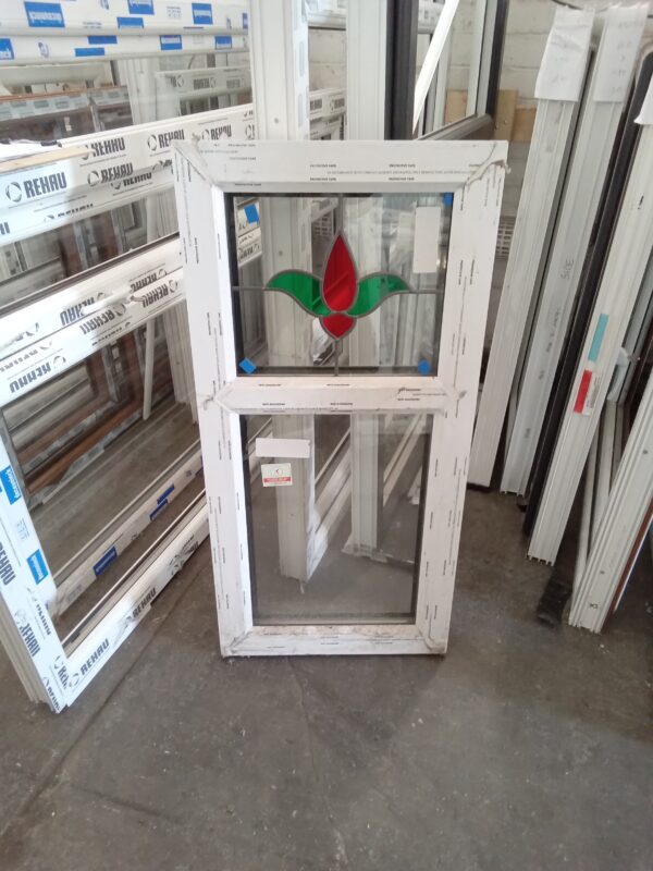 Brand New White Upvc Window 490mm x 1000mm C7063 - Image 3