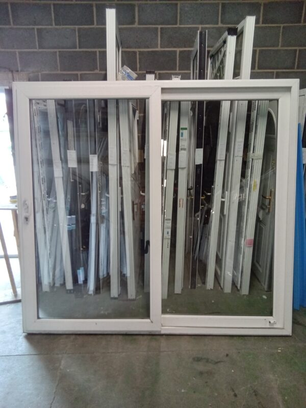 Used White Upvc Sliding Patio Doors 2250mm x 2070mm NO6
