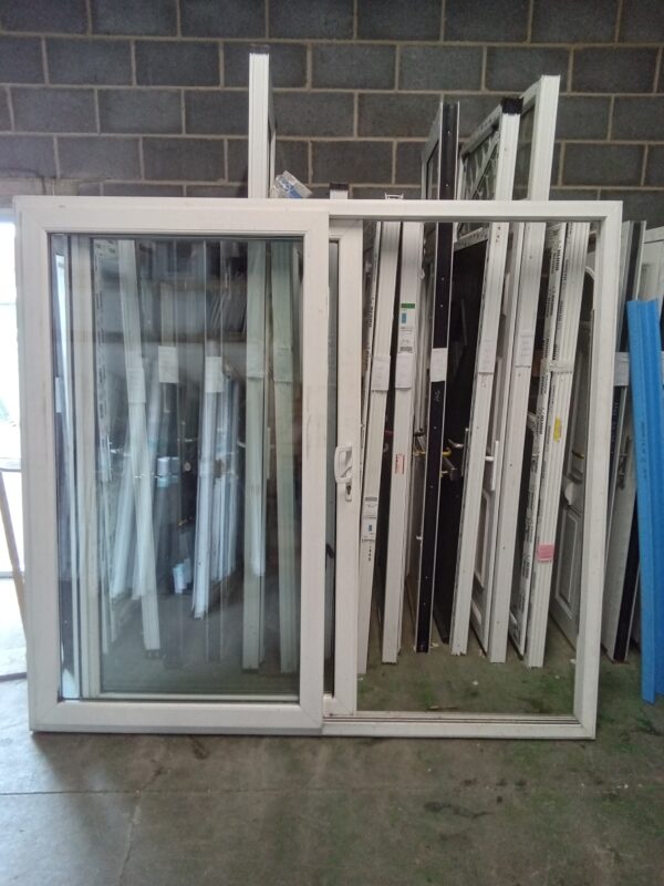 Used White Upvc Sliding Patio Doors 2250mm x 2070mm NO6 - Image 5