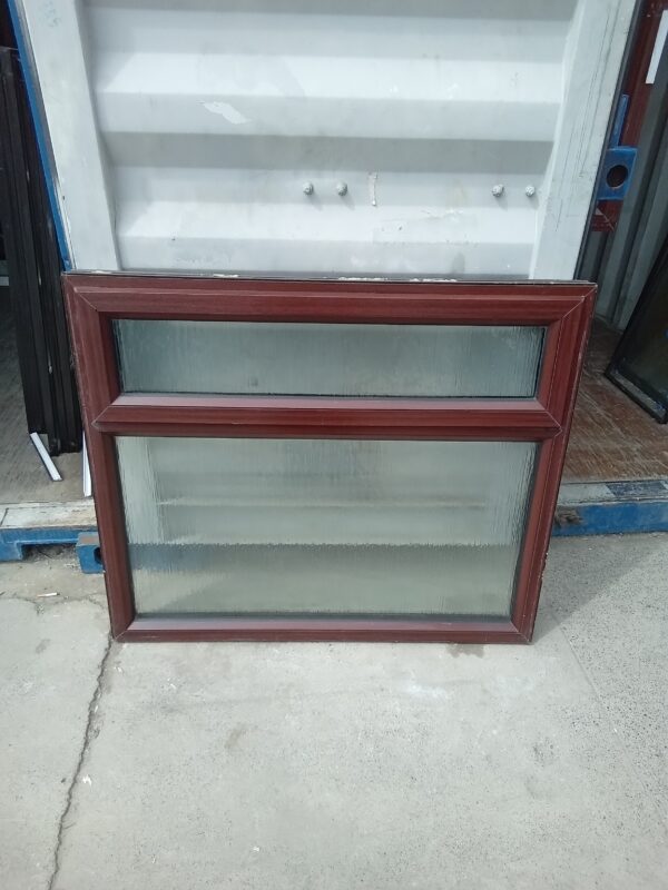 Used Woodgrain Upvc window 1185mm x 1000mm C2W30