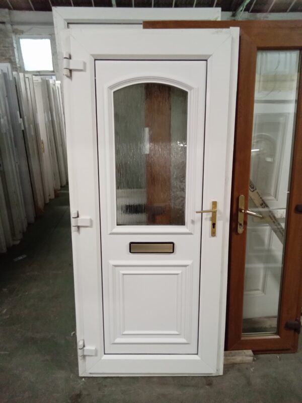 Used White Upvc Front Door 915mm x 2030mm 0171 - Image 4