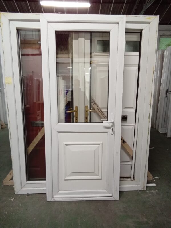 Used White Upvc Back Door 860mm x 2050mm 0357