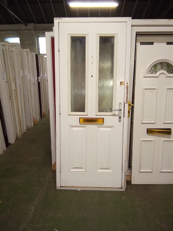 Used White Composite Front Door 895mm x 2105mm 0309 - Image 6