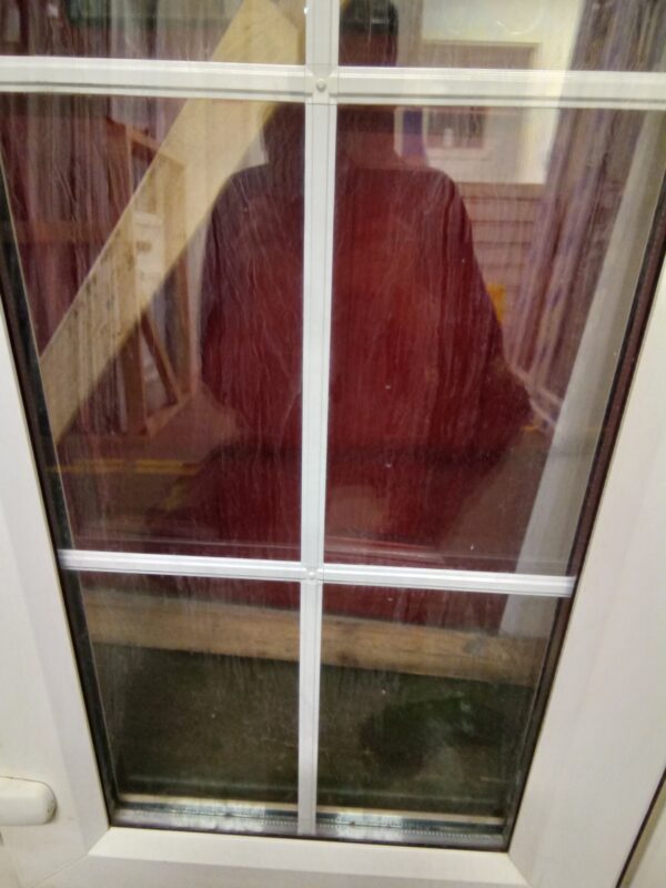 Used White Upvc French Doors 1850mm x 2265mm EA4 - Image 2