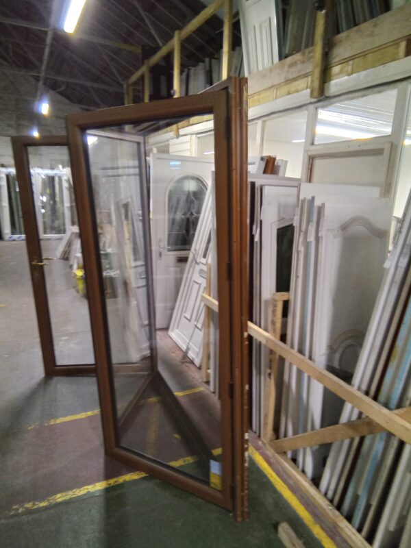 Used Oak Aluminium Bi-folding Doors 2945mm x 2135mm BIFOLDS - Image 2