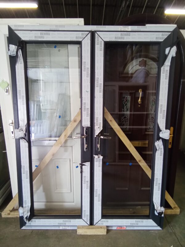 New Anthracite Grey Upvc French Doors 1500mm x 1990mm EA1