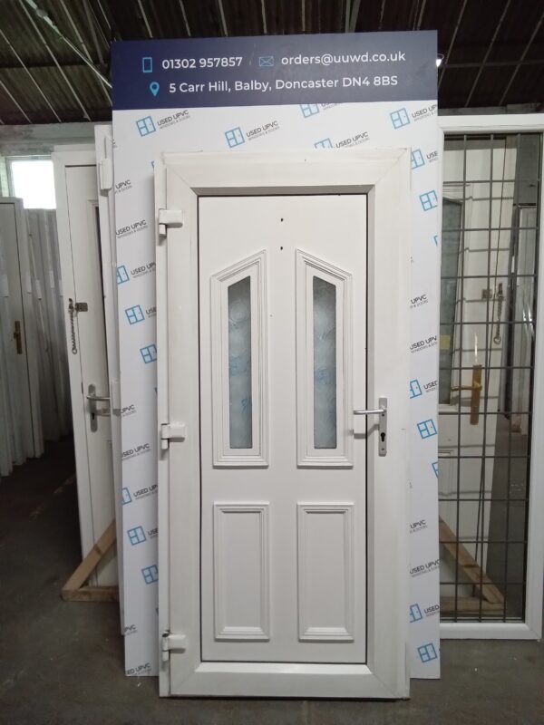 Used White Upvc Back Door 920mm x 2000mm 0344 - Image 4