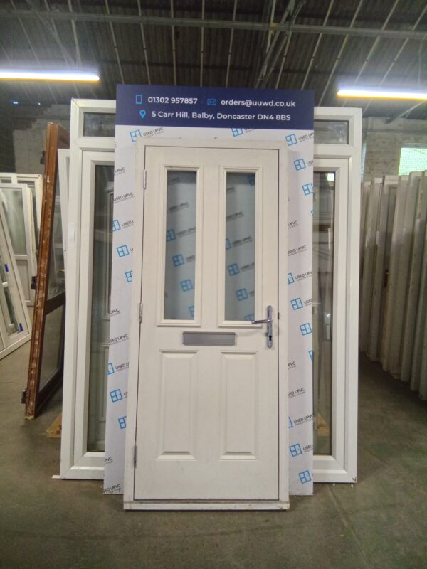 Used White Composite Front Door 910mm x 2110mm 0173 - Image 2
