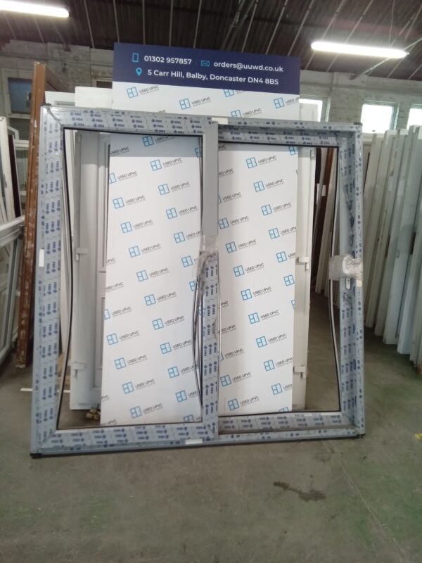 New Grey Upvc Sliding Patio Doors 2000mm x 2100mm NO003 - Image 3