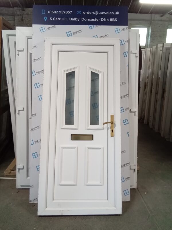 Used White Upvc Front Door 925mm x 2050mm 0509