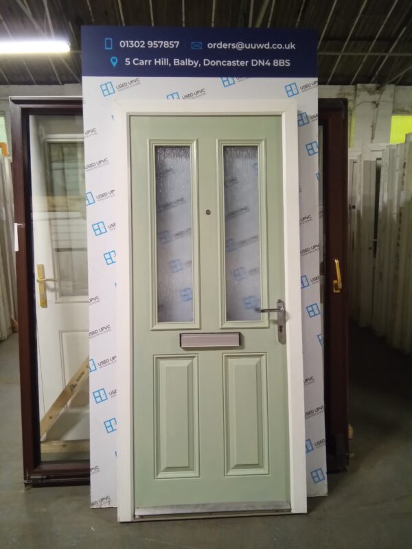 Used Chartwell Green Composite Front Door 920mm x 2060mm 0548