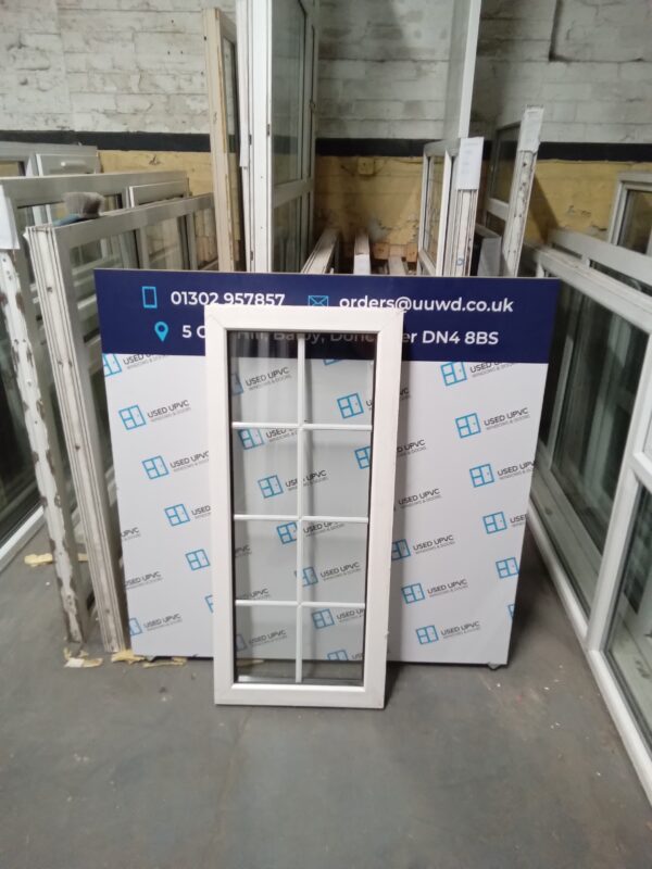 Used White Upvc Window 510mm x 1190mm W0120