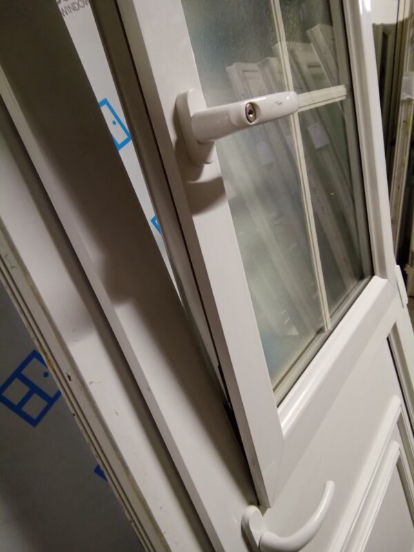 Used White Upvc Back Stable Door 885mm x 2085mm 0845 - Image 6
