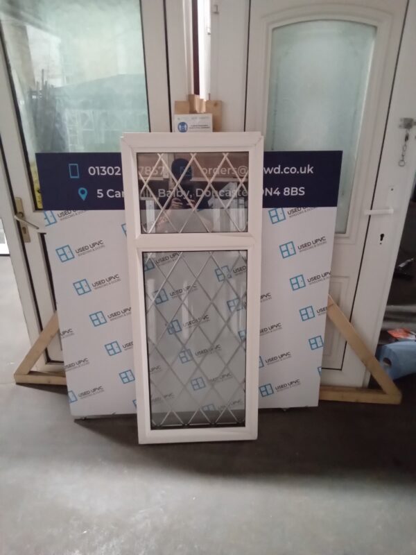 Used White Upvc Window 545mm x 1330mm W0190 - Image 2