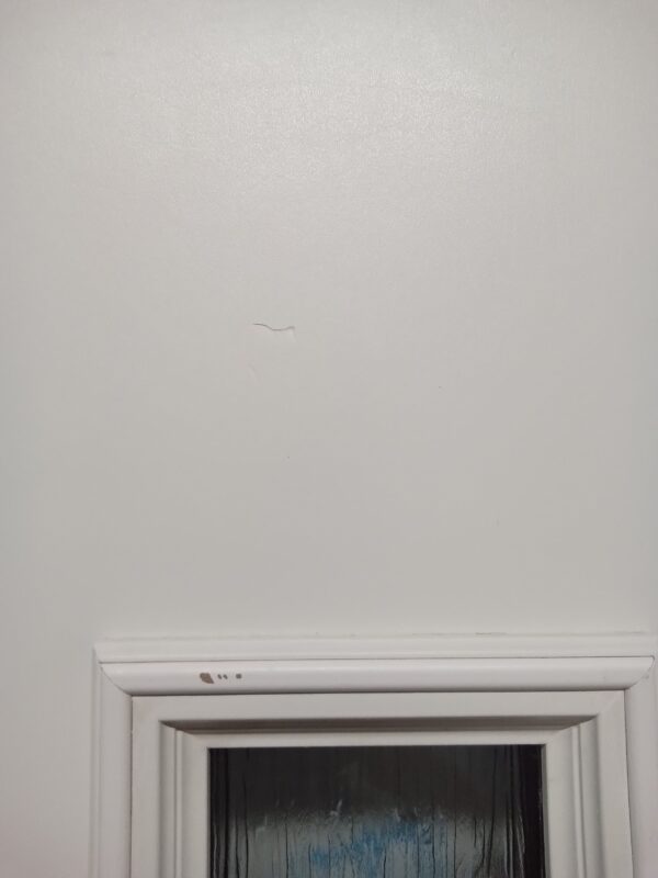 Used White Composite Front Door with Top Light 920mm x 2320mm 0308 - Image 7